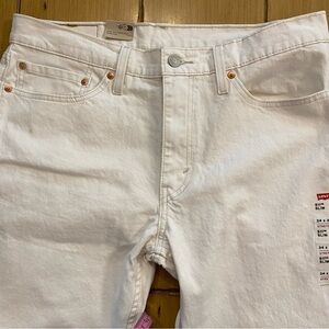 Levi's Women’s 511 Slim Stretch White Jeans Cotton New 34x30